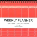 دفتر برنامه ریزی هفتگی (WEEKLY PLANNER)، (کد 179)، (سیمی)